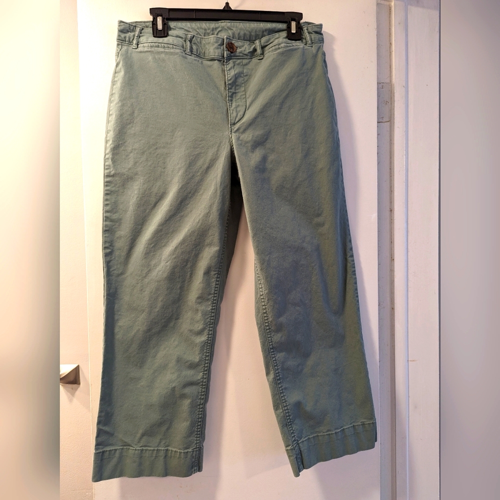 Old Navy cropped wide leg pants